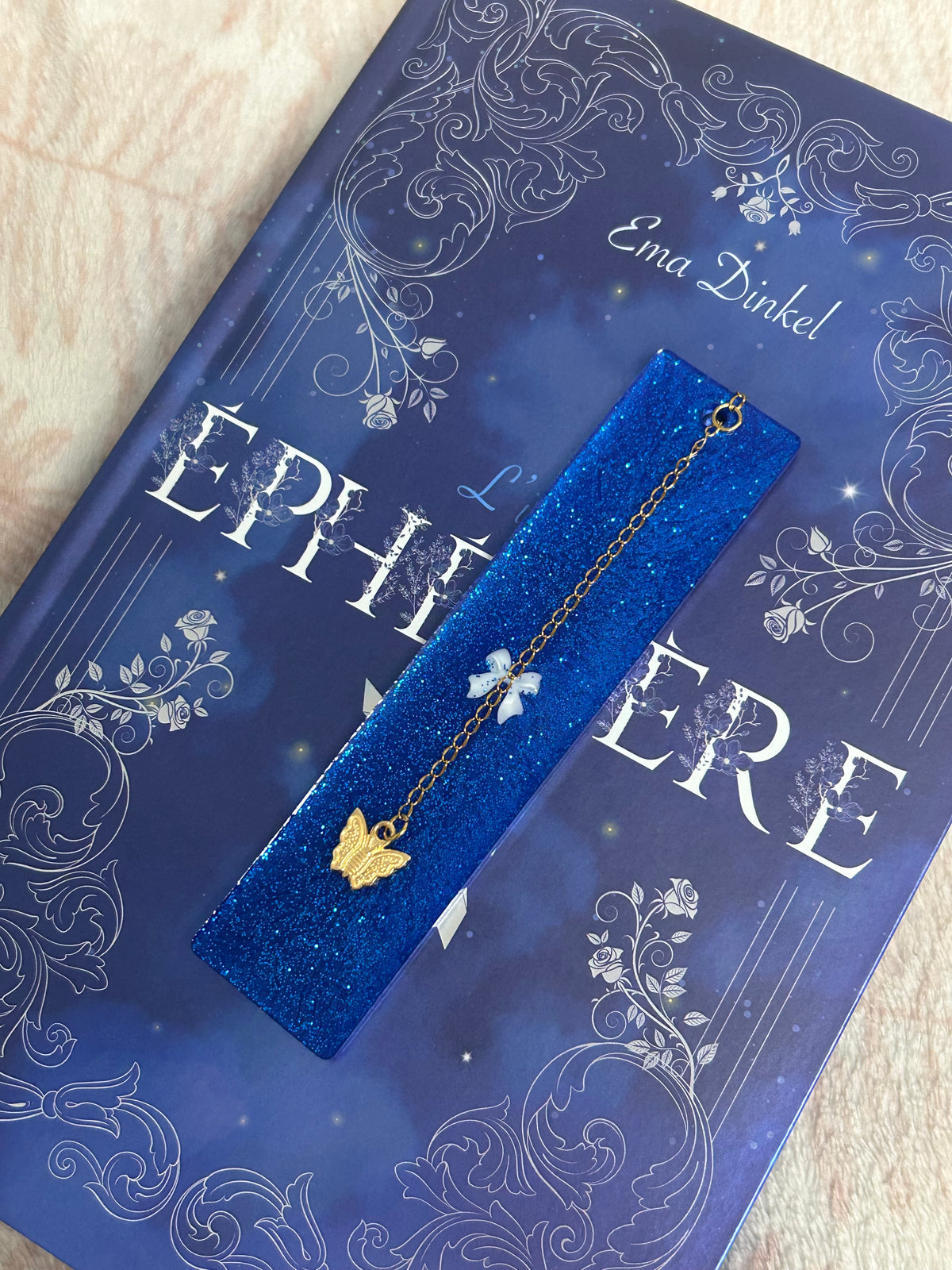 Marque-pages en résine Éphémère